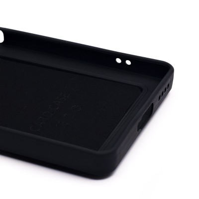 Чехол-накладка для Infinix Note 40 (черный) - SC337 с картхолдером