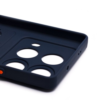 Чехол-накладка для Infinix Note 40 (темно-синий) - SC337 с картхолдером Чехол-накладка для Infinix Note 40 (темно-синий) - SC337 с картхолдером