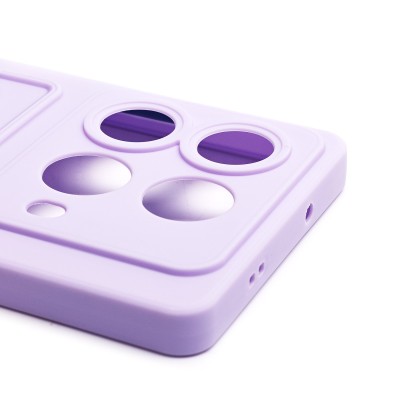 Чехол-накладка для Infinix Note 40 (светло-фиолетовый) - SC337 с картхолдером Чехол-накладка для Infinix Note 40 (светло-фиолетовый) - SC337 с картхолдером