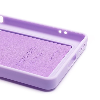 Чехол-накладка для Infinix Note 40 (светло-фиолетовый) - SC337 с картхолдером Чехол-накладка для Infinix Note 40 (светло-фиолетовый) - SC337 с картхолдером