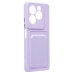Чехол-накладка для Infinix Note 40X 5G (светло-фиолетовый) - SC337 с картхолдером Чехол-накладка для Infinix Note 40X 5G (светло-фиолетовый) - SC337 с картхолдером
