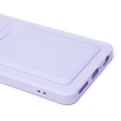 Чехол-накладка для Infinix Note 40X 5G (светло-фиолетовый) - SC337 с картхолдером Чехол-накладка для Infinix Note 40X 5G (светло-фиолетовый) - SC337 с картхолдером