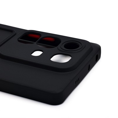 Чехол-накладка для Infinix Note 50 4G (черный) - SC337 с картхолдером Чехол-накладка для Infinix Note 50 4G (черный) - SC337 с картхолдером