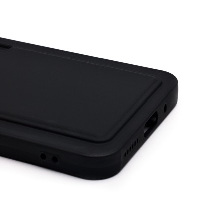 Чехол-накладка для Infinix Note 50x 5G+ Global (черный) - SC337 с картхолдером Чехол-накладка для Infinix Note 50x 5G+ Global (черный) - SC337 с картхолдером