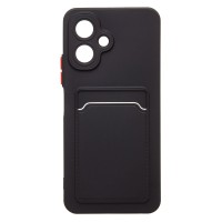 Чехол-накладка для Infinix Smart 10 (черный) - SC337 с картхолдером Чехол-накладка для Infinix Smart 10 (черный) - SC337 с картхолдером