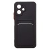 Чехол-накладка для Infinix Smart 10 (черный) - SC337 с картхолдером
