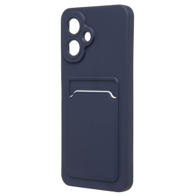 Чехол-накладка для Infinix Smart 10 (темно-синий) - SC337 с картхолдером