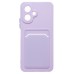 Чехол-накладка для Infinix Smart 10 (светло-фиолетовый) - SC337 с картхолдером