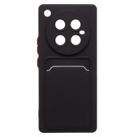 Чехол-накладка для Infinix Zero 40 4G (черный) - SC337 с картхолдером Чехол-накладка для Infinix Zero 40 4G (черный) - SC337 с картхолдером