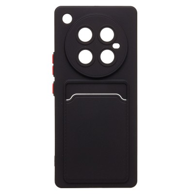 Чехол-накладка для Infinix Zero 40 4G (черный) - SC337 с картхолдером Чехол-накладка для Infinix Zero 40 4G (черный) - SC337 с картхолдером