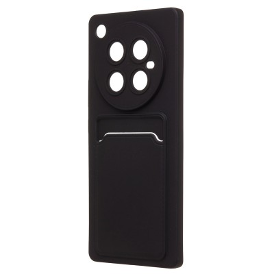 Чехол-накладка для Infinix Zero 40 4G (черный) - SC337 с картхолдером