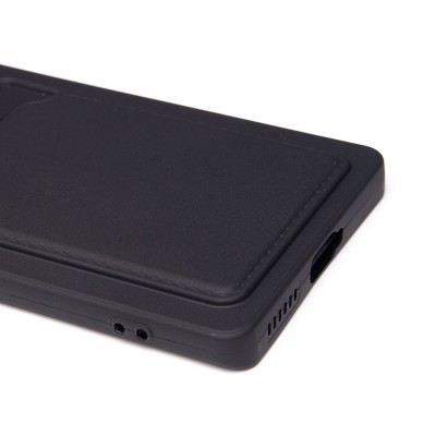 Чехол-накладка для Infinix Zero 40 4G (черный) - SC337 с картхолдером