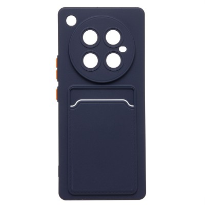 Чехол-накладка для Infinix Zero 40 4G (темно-синий) - SC337 с картхолдером Чехол-накладка для Infinix Zero 40 4G (темно-синий) - SC337 с картхолдером