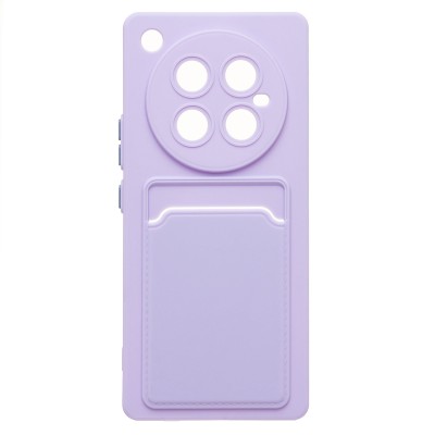 Чехол-накладка для Infinix Zero 40 4G (светло-фиолетовый) - SC337 с картхолдером Чехол-накладка для Infinix Zero 40 4G (светло-фиолетовый) - SC337 с картхолдером