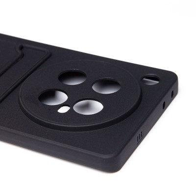 Чехол-накладка для Infinix Zero 40 5G (черный) - SC337 с картхолдером