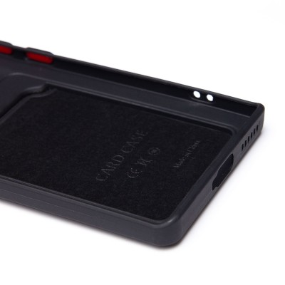 Чехол-накладка для Infinix Zero 40 5G (черный) - SC337 с картхолдером