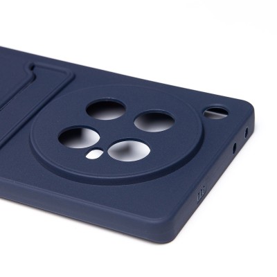 Чехол-накладка для Infinix Zero 40 5G (темно-синий) - SC337 с картхолдером