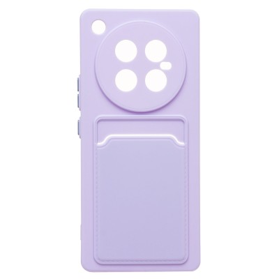 Чехол-накладка для Infinix Zero 40 5G (светло-фиолетовый) - SC337 с картхолдером Чехол-накладка для Infinix Zero 40 5G (светло-фиолетовый) - SC337 с картхолдером