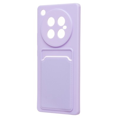 Чехол-накладка для Infinix Zero 40 5G (светло-фиолетовый) - SC337 с картхолдером