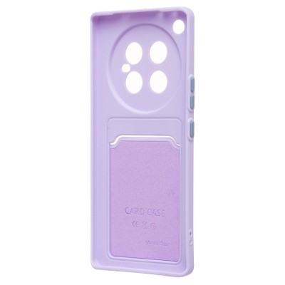 Чехол-накладка для Infinix Zero 40 5G (светло-фиолетовый) - SC337 с картхолдером