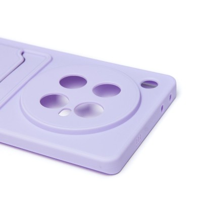 Чехол-накладка для Infinix Zero 40 5G (светло-фиолетовый) - SC337 с картхолдером