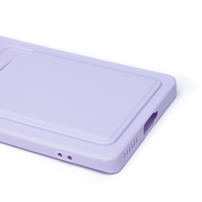 Чехол-накладка для Infinix Zero 40 5G (светло-фиолетовый) - SC337 с картхолдером