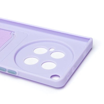 Чехол-накладка для Infinix Zero 40 5G (светло-фиолетовый) - SC337 с картхолдером