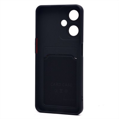 Чехол-накладка для OPPO A59 5G (черный) - SC337 с картхолдером