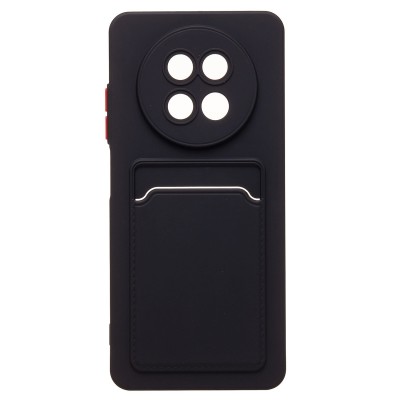 Чехол-накладка для Realme 12 5G (черный) - SC337 с картхолдером Чехол-накладка для Realme 12 5G (черный) - SC337 с картхолдером