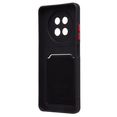 Чехол-накладка для Realme 12 5G (черный) - SC337 с картхолдером