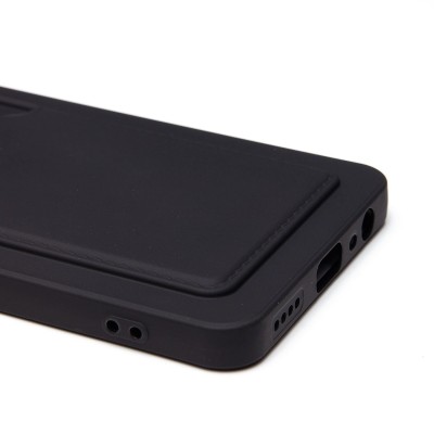 Чехол-накладка для Realme 12 5G (черный) - SC337 с картхолдером