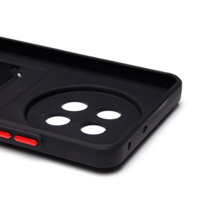 Чехол-накладка для Realme 12 5G (черный) - SC337 с картхолдером