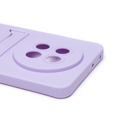 Чехол-накладка для Realme 12 5G (светло-фиолетовый) - SC337 с картхолдером