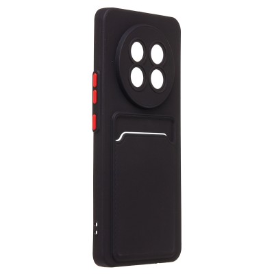 Чехол-накладка для Realme 13 Pro 5G Global (черный) - SC337 с картхолдером Чехол-накладка для Realme 13 Pro 5G Global (черный) - SC337 с картхолдером