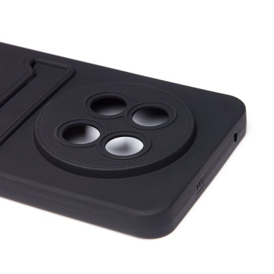 Чехол-накладка для Realme 13 Pro 5G Global (черный) - SC337 с картхолдером Чехол-накладка для Realme 13 Pro 5G Global (черный) - SC337 с картхолдером