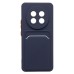 Чехол-накладка для Realme 13 Pro 5G Global (темно-синий) - SC337 с картхолдером