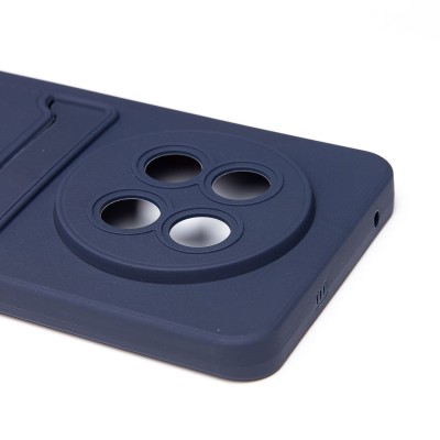 Чехол-накладка для Realme 13 Pro 5G Global (темно-синий) - SC337 с картхолдером Чехол-накладка для Realme 13 Pro 5G Global (темно-синий) - SC337 с картхолдером