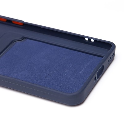 Чехол-накладка для Realme 13 Pro 5G Global (темно-синий) - SC337 с картхолдером Чехол-накладка для Realme 13 Pro 5G Global (темно-синий) - SC337 с картхолдером