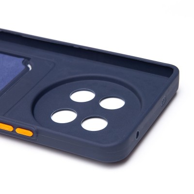 Чехол-накладка для Realme 13 Pro 5G Global (темно-синий) - SC337 с картхолдером Чехол-накладка для Realme 13 Pro 5G Global (темно-синий) - SC337 с картхолдером