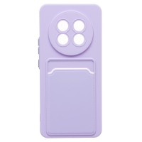 Чехол-накладка для Realme 13 Pro 5G Global (светло-фиолетовый) - SC337 с картхолдером