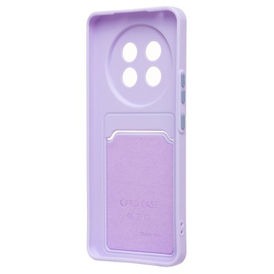 Чехол-накладка для Realme 13 Pro 5G Global (светло-фиолетовый) - SC337 с картхолдером