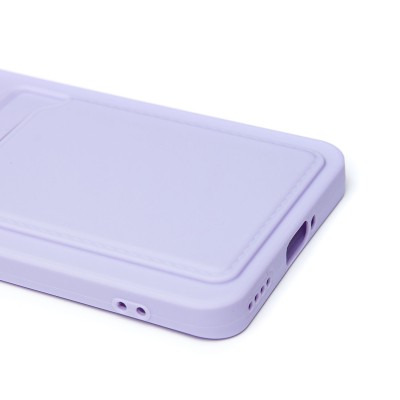 Чехол-накладка для Realme 13 Pro 5G Global (светло-фиолетовый) - SC337 с картхолдером