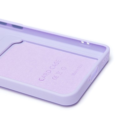 Чехол-накладка для Realme 13 Pro 5G Global (светло-фиолетовый) - SC337 с картхолдером