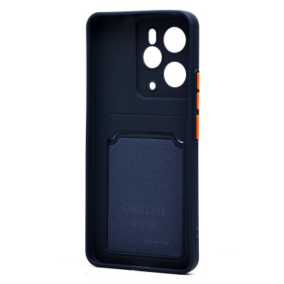 Чехол-накладка для Realme 14 5G Global (темно-синий) - SC337 с картхолдером Чехол-накладка для Realme 14 5G Global (темно-синий) - SC337 с картхолдером