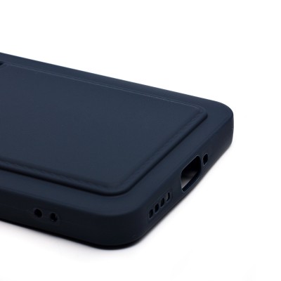 Чехол-накладка для Realme 14 5G Global (темно-синий) - SC337 с картхолдером Чехол-накладка для Realme 14 5G Global (темно-синий) - SC337 с картхолдером