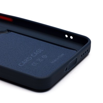 Чехол-накладка для Realme 14 5G Global (темно-синий) - SC337 с картхолдером Чехол-накладка для Realme 14 5G Global (темно-синий) - SC337 с картхолдером