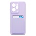 Чехол-накладка для Realme 14 5G Global (светло-фиолетовый) - SC337 с картхолдером