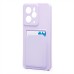 Чехол-накладка для Realme 14 5G Global (светло-фиолетовый) - SC337 с картхолдером