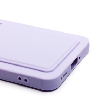 Чехол-накладка для Realme 14 5G Global (светло-фиолетовый) - SC337 с картхолдером