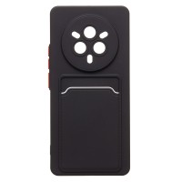 Чехол-накладка для Realme 14 Pro (черный) - SC337 с картхолдером Чехол-накладка для Realme 14 Pro (черный) - SC337 с картхолдером